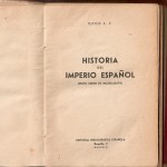 Llibres de batxillerat del franquisme (cap el 1948).